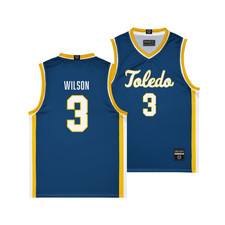 Toledo Men's Basketball Navy Jersey - Sonny Wilson