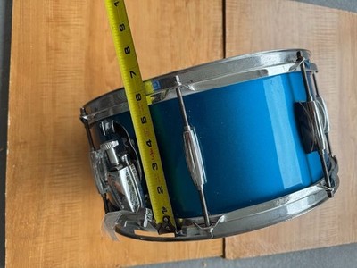 Ludwig Accent 14x5.5 Snare Drum Blue Green Teal Made in Taiwan   Works Used