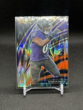 2025 Panini Select - Club Level Roquan Smith #262 Black & Red Shock Prizm