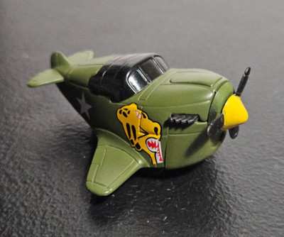 POWER UP U.S.A PLANE.  NEW RAY FRICTION TOY. LEOPARD MASCOT