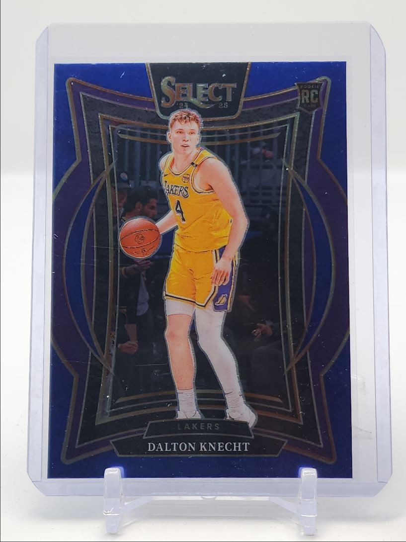 DALTON KNECHT 2024-25 SELECT CONCOURSE ROOKIE RETAIL BLUE LAKERS B RC Q4641