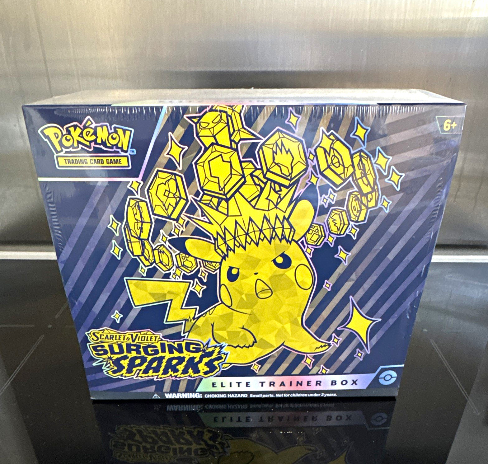 Pokémon TCG Scarlet & Violet Surging Sparks Elite Trainer Box Pikachu English