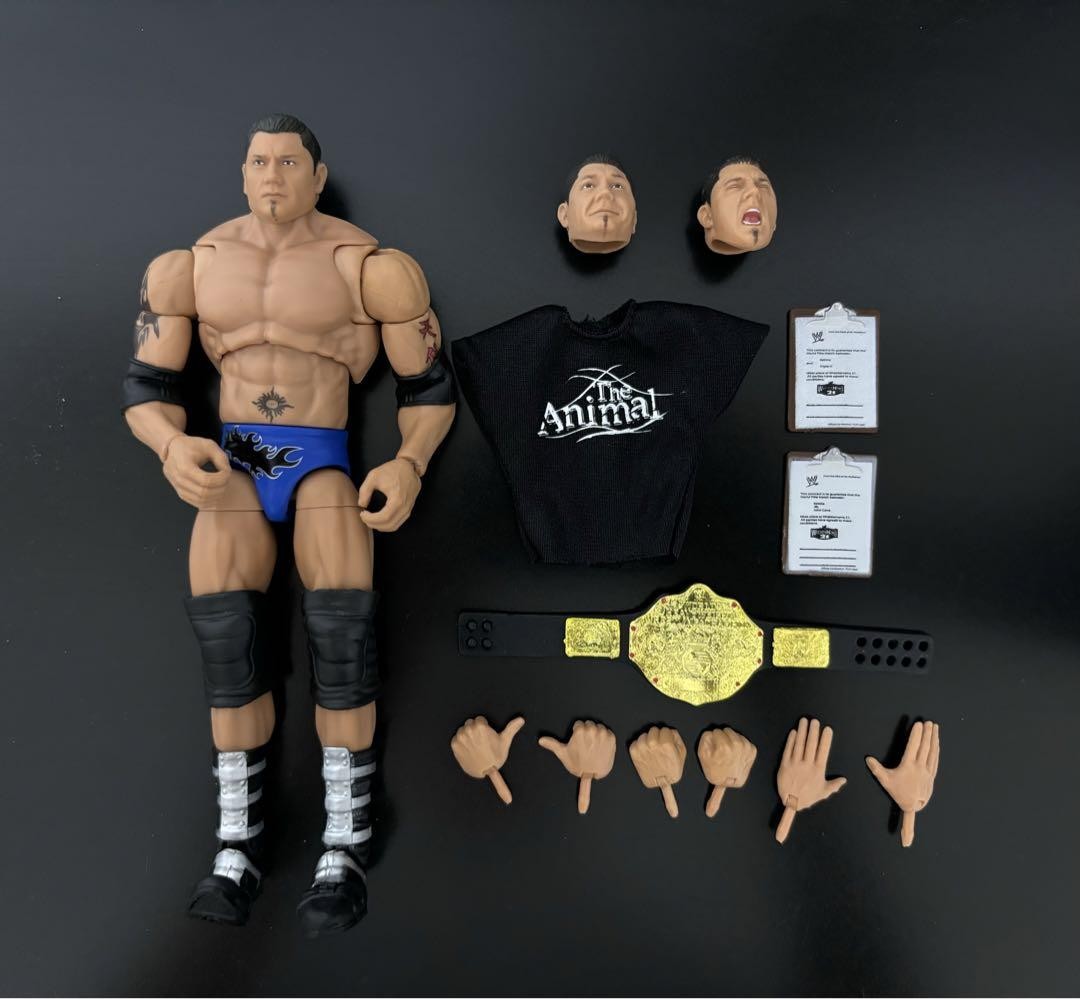 Mattel WWE Elite Ultimate Batista 新品 WWE Wrestling Legends Batista Action Figure - Walmart.com
