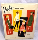 Vintage 1961 Mattel Barbie Doll White Vinyl Ponytail Case