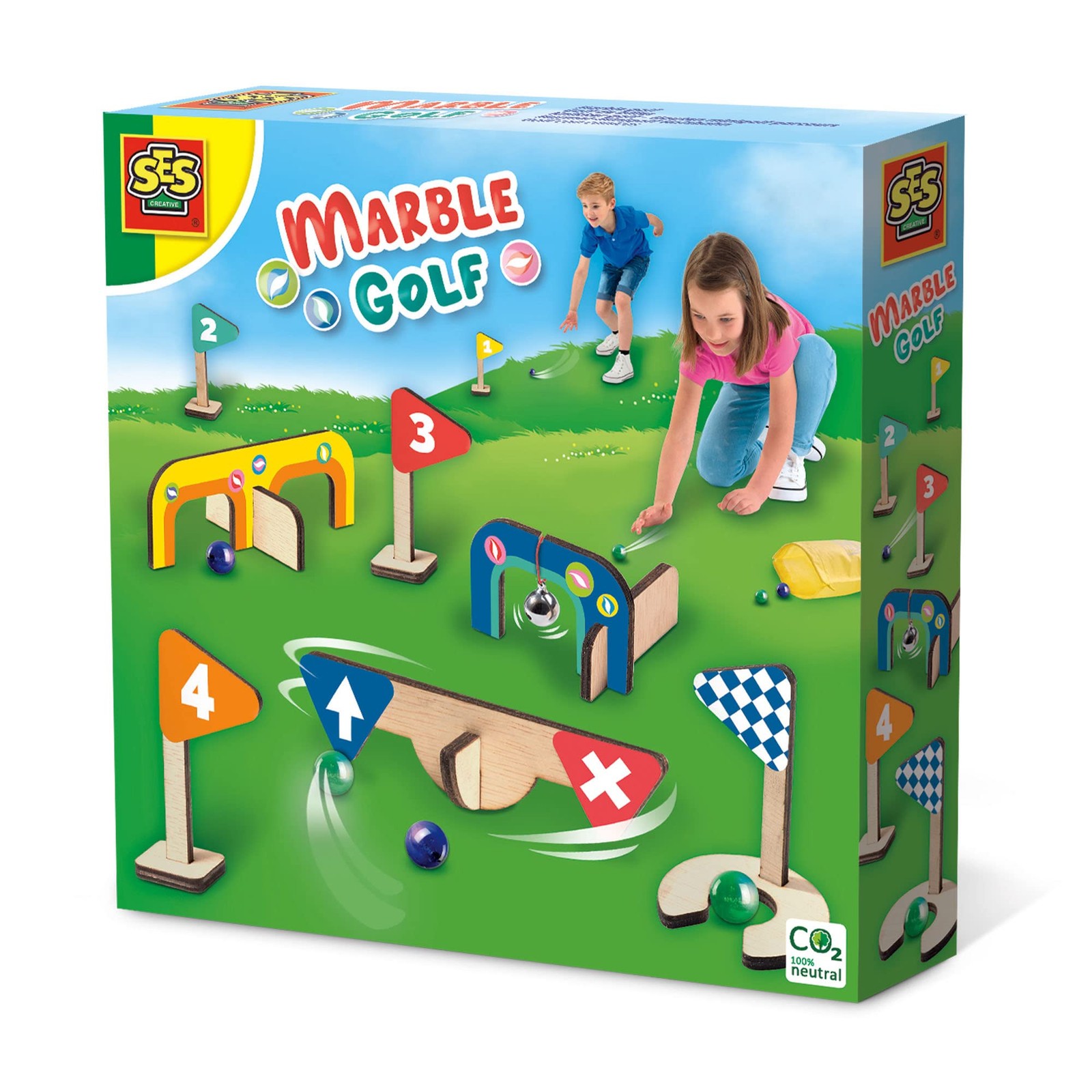 SES Creative 02302 Marble Golf-Деревянное поле для мини-гольфа