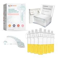 Colostrum Collector Kit  Reusable Silicone Breast Milk Collector for Harvest...