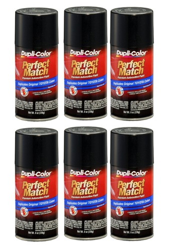 Duplicolor BTY1622 Perfect Match Toyota Black Sand Pearl 8oz - Code 209 (6 PACK)