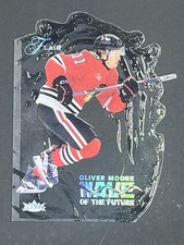2025-26 Flair Oliver Moore Wave Of The Future RC Chicago Blackhawks