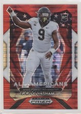 2021 Prizm Draft Picks All-American Red Pulsar Carlos Basham Jr Boogie #197 0f72