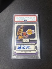 2022-23 Panini One and One Team Titans Magic Johnson Black  1/1 #TTS-27 PSA Auto
