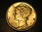 1944-P 90% Silver Mercury Head Dime CHOICE BU #2          ^^^^^^