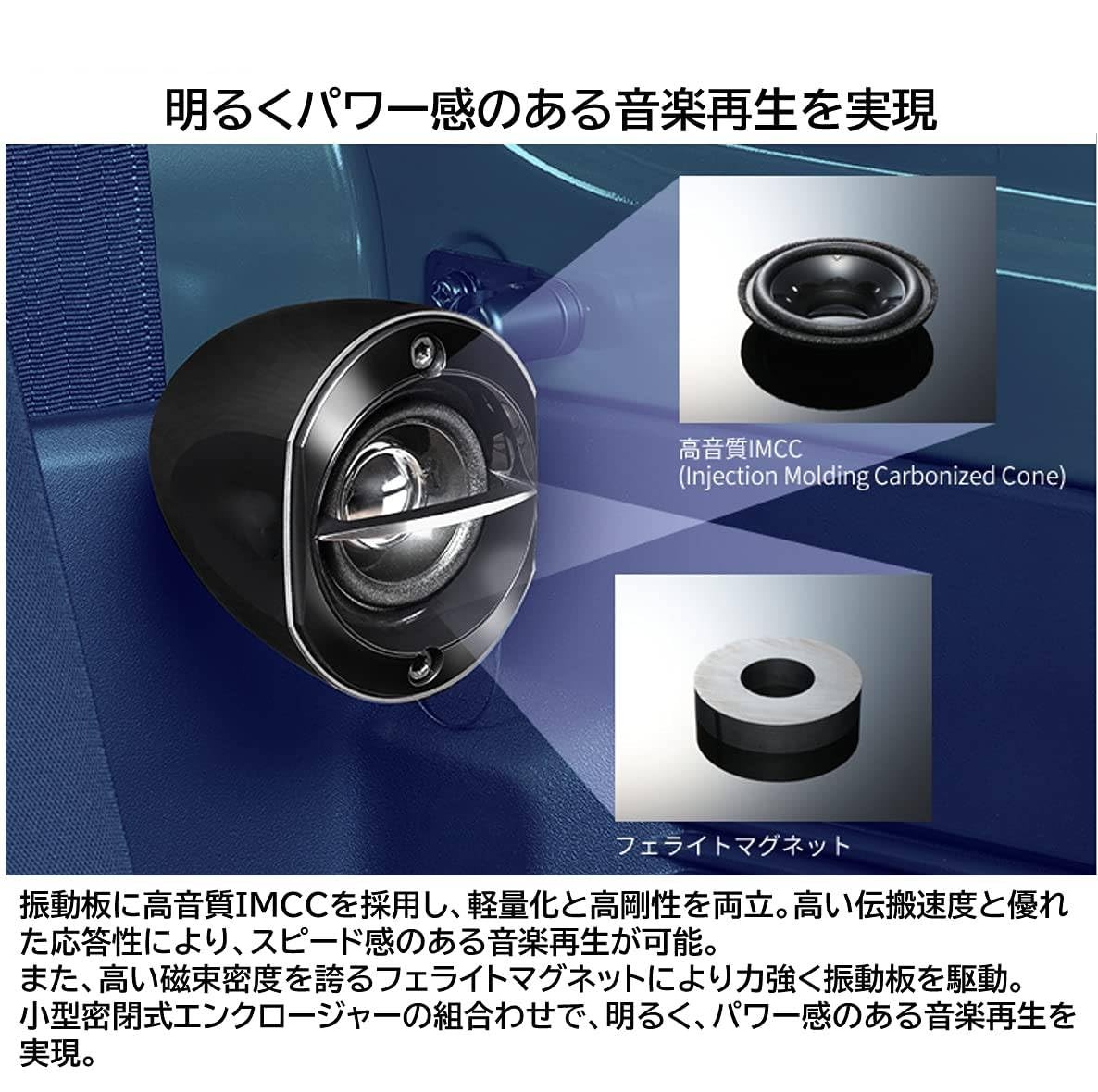 Pioneer Carrozzeria TS-STX510-B Satellite Speakers Compact Car