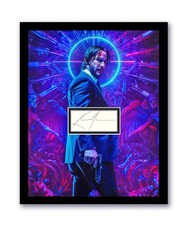 John Wick Keanu Reeves Autographed Signed 11x14 Framed Photo ACOA