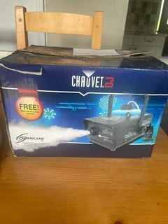 Chauvet DJ Hurricane 901 Fog Machine Black . Relisted due a time waster.