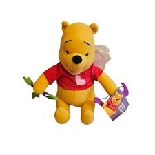 Winnie The Pooh 9" Valentine Cupid Angel Plush Disney Applause Bow Arrow w/tags