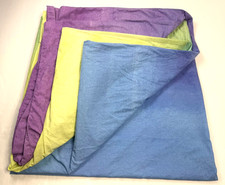 Pottery Barn Teen Duvet Full/Queen Watercolor Rainbow Ombre Organic Cotton