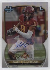 2022 Bowman U Chrome Prospect Refractor 169/499 Xavier Hutchinson #32 Auto no9