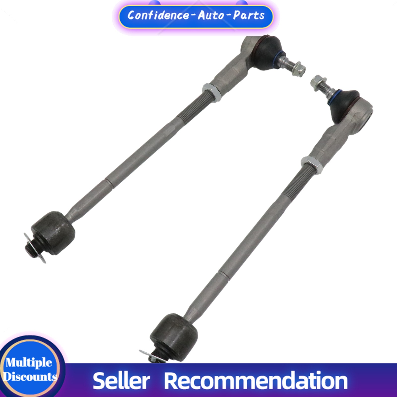 4pcs Front Inner & Outer Tie Rod End Kit for Maserati Quattroporte GT GC 4.7L