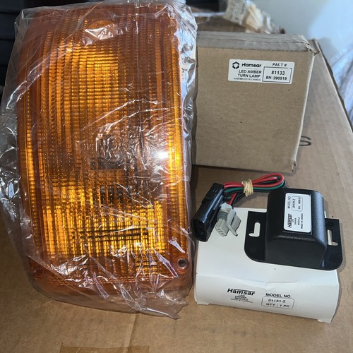 Hamsar LED Amber Turn Lamp Assembly 81133 with LED Driver Module 81131-2