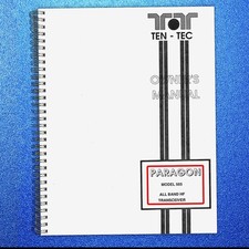 TEN TEC Paragon Model 585 All Band HF Receiver Owners Manual , FOLDOUTS