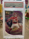 2020 Panini Select - Field Level Patrick Mahomes 302 Purple Prizm Die-Cut PSA 10