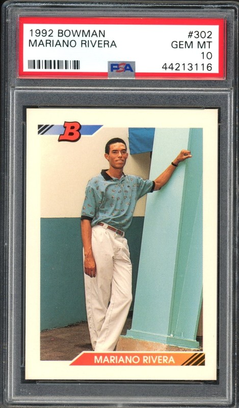 1992 Mariano Rivera #302 (RC) PSA 10 Gem Mint - New Holder