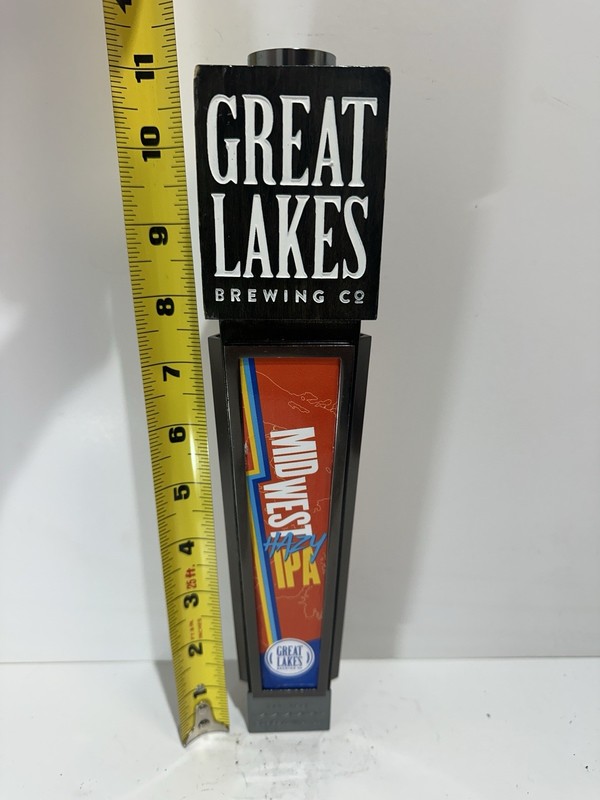Great Lakes Brewing Company Beer Tap Handle Midwest Hazy IPA Bar Tapper