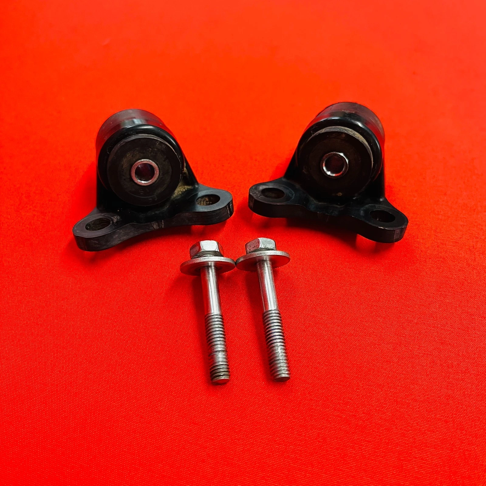 CRF100 GAS TANK MOUNTS BRACKETS BOLTS GENUINE OEM HONDA CRF 80 100 F (2004-2013)