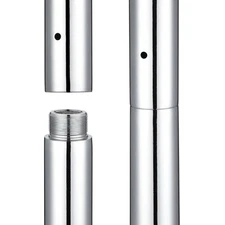 262mm Dance Extension Pole  For 45mm Dancing Pole Spinning Fitness Pole, Silver