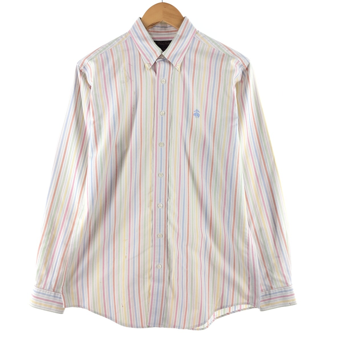 Brooks Brothers Est.1818 Multi-Stripe Long Sleeve Button