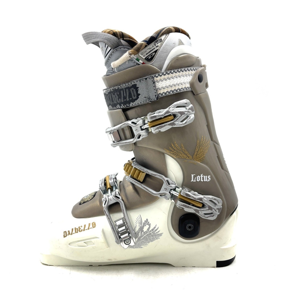Dalbello Lotus Gray White Downhill Ski Boots Women's Mondo 26.5 | eBay