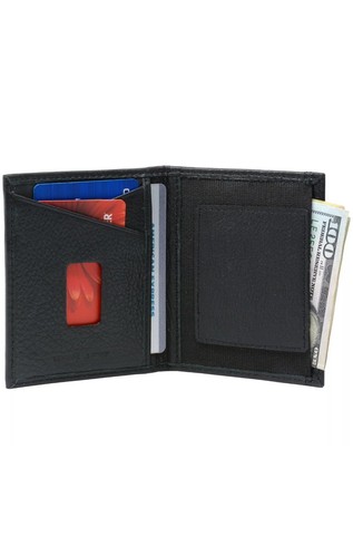 Alpine Swiss RFID Blocking Slim Front Pocket Wallet Leather Business Card Case - Picture 2 of 3