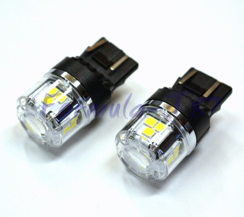 LED 15W 7444 Blanco 5000K Dos Bombillas Luz Frontal Señal de Giro Reemplazo Lámpara de Actualización - Imagen 4 de 12