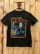 Ghostface Scream Icon of Halloween Lets Watch Scary Movies Horror Shirt Small