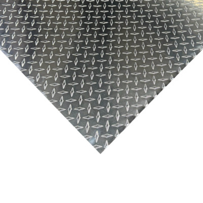 4' x 8' Aluminum Diamond Plate Sheet .025  Thick (1/40th) Embossed, Polished