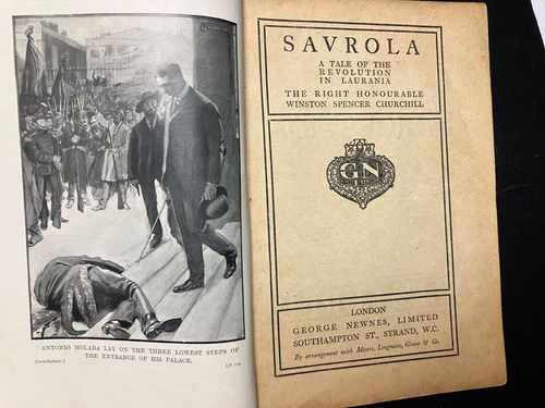Winston S. Churchill - Savrola, first illustrated edition, George Newnes 1908 - Picture 2 of 6