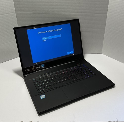 ASUS ROG Zephyrus M15 GU502, 1TB SSD, i7 9750H, RTX 2070, 16GB RAM, 240Hz FHD - Picture 1 of 9