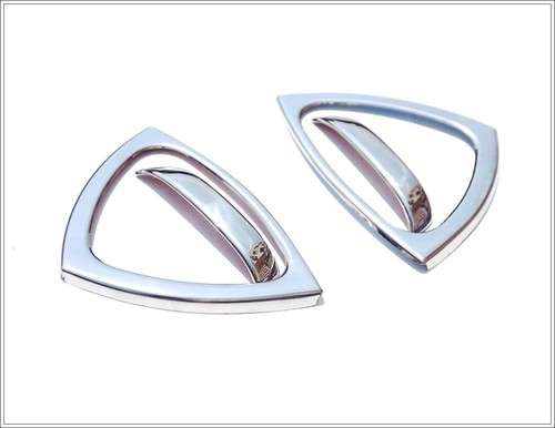 Coprimaniglia Porta Cromata SET 2 ante S. ACCIAIO per Smart W450 Fortwo 1998-2007 - Foto 5 di 8