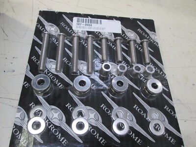 ROADKROME -  REMOVABLE SADDLEBAG BUTTON MOUNT KIT - V-STAR 1100 CUST NO BACKREST