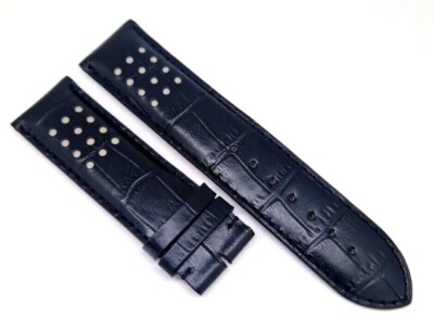 Uhrenarmband Roamer Rallye, Racing original 22mm schwarz Kroko Prägung / D13