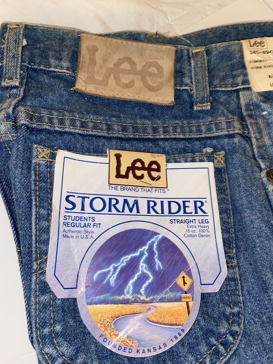 Lee Storm Rider Vintage NWT Straight Leg Student Stonewash Lee Storm Rider Vintage NWT Straight Leg Student Stonewash