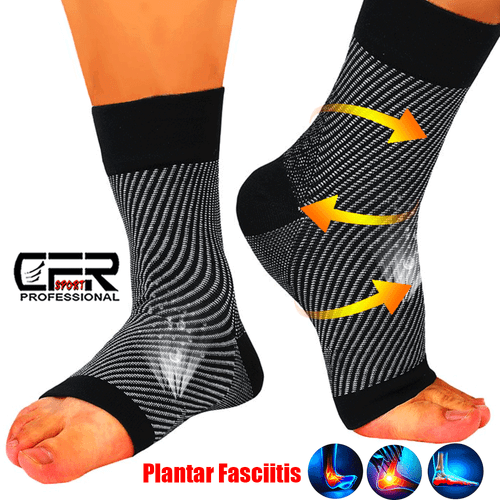 Copper Ankle Brace Compression Socks Sleeve Support Foot Fasciitis Pain Relief - Picture 15 of 20