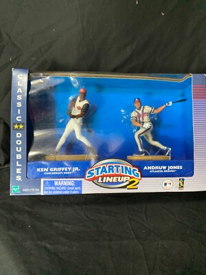 2000 SLU2 MLB Classic Doubles Ken Griffey Jr & Andruw Jones Action Figures