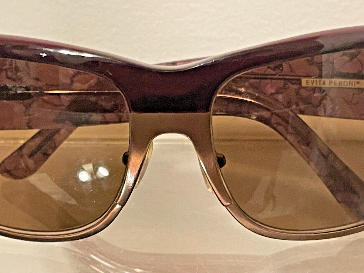 Evita Peroni Tortoise and Bronze color Sunglasses | eBay display picture 1