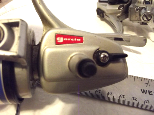 Spinning Fishing Reel Lot Vintage SHAKESPEARE ALPH 035 / GARCIA 6-S / RYOBI SX2M - Picture 2 of 11