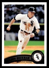 2011 Topps  Gordon Beckham #562 Chicago White Sox Baseball Card