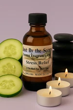 Just By The Scents 2 Oz Stress Relief Fragrance Oil - 100% Made in USA 