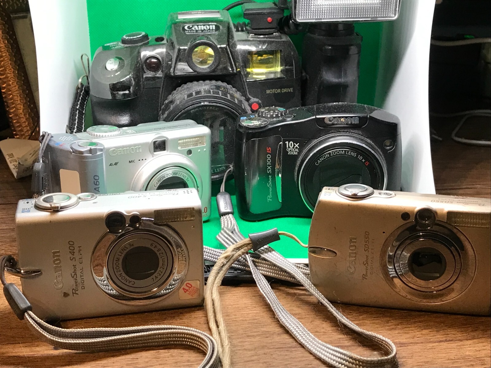 Canon camera lot *Parts or Repair*
