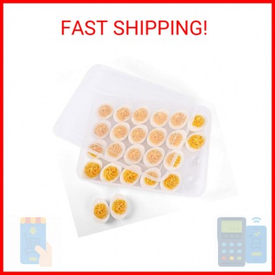 HANSGO Deviled Egg Containers with Lid, 24 Portable Storage Carrier with Lid for