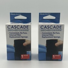 2 Penn-Plax Replacement Bio-Sponge Fits Cascade 300 Internal Filter CIF1 New!